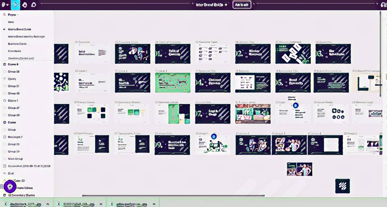 brand style guide screenshot